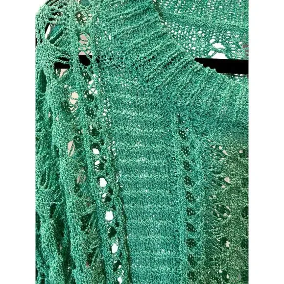 Bibi / Boutique Crochet Knit Sweater / Soft Boho Sweater - Picture 3 of 3